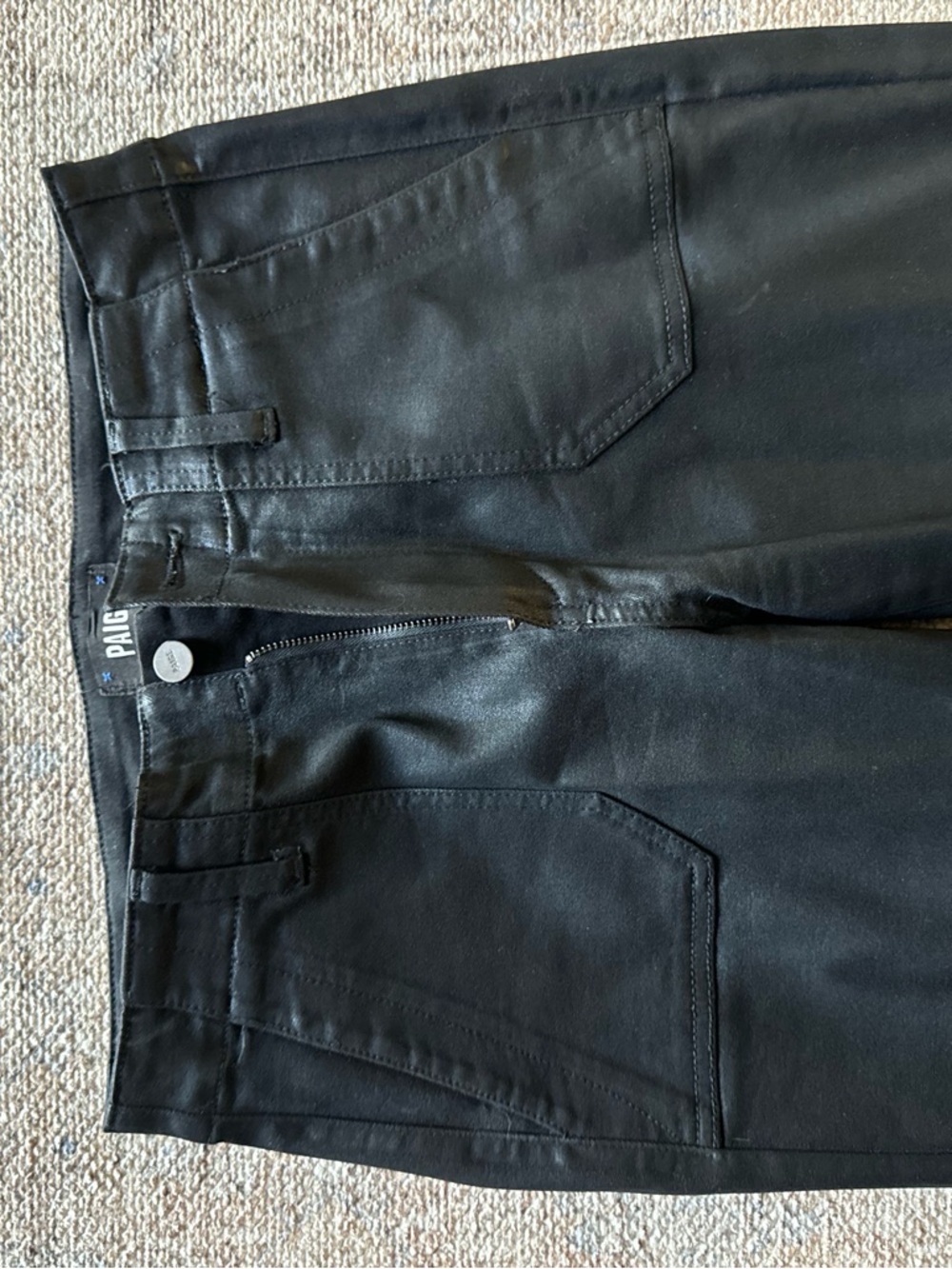 PAIGE Black Mayslie Jogger Size 28 - Picture 7 of 13